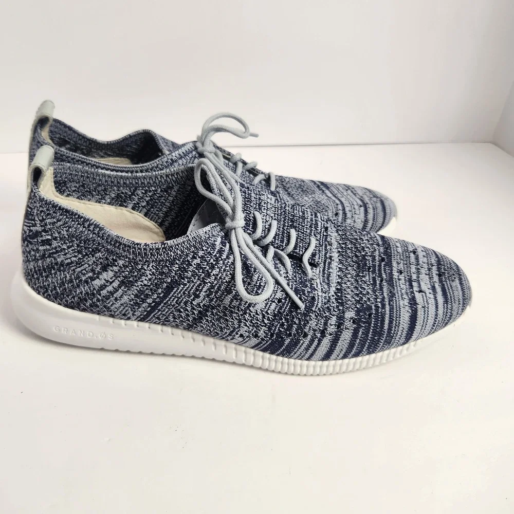 Cole Haan Zero Grand Women's‎ Blue Comfy Casual Lace-up Sneakers Size 8B